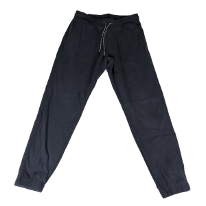 Weatherproof dark drawstring pants sequence B — front