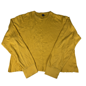 GAP yellow long-sleeve top front