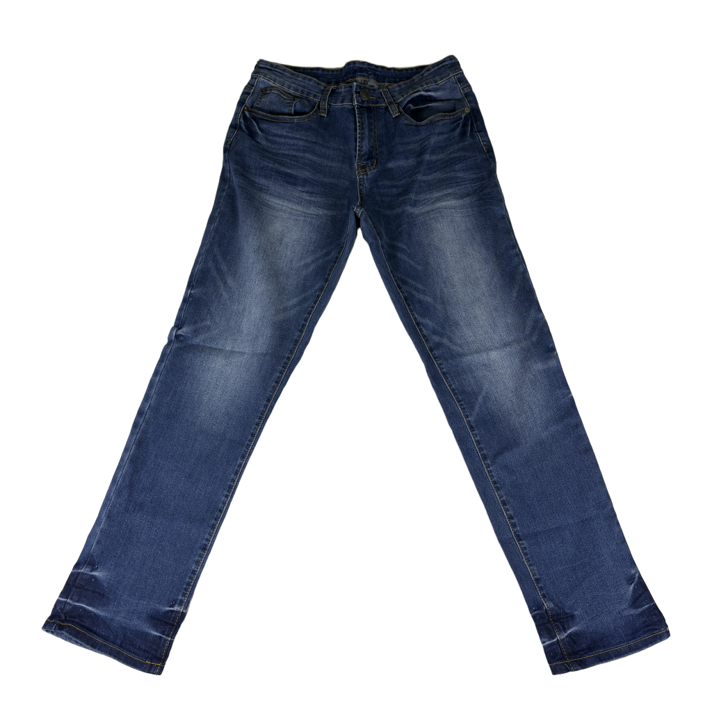 Blue skinny Supreme Flex jeans — front