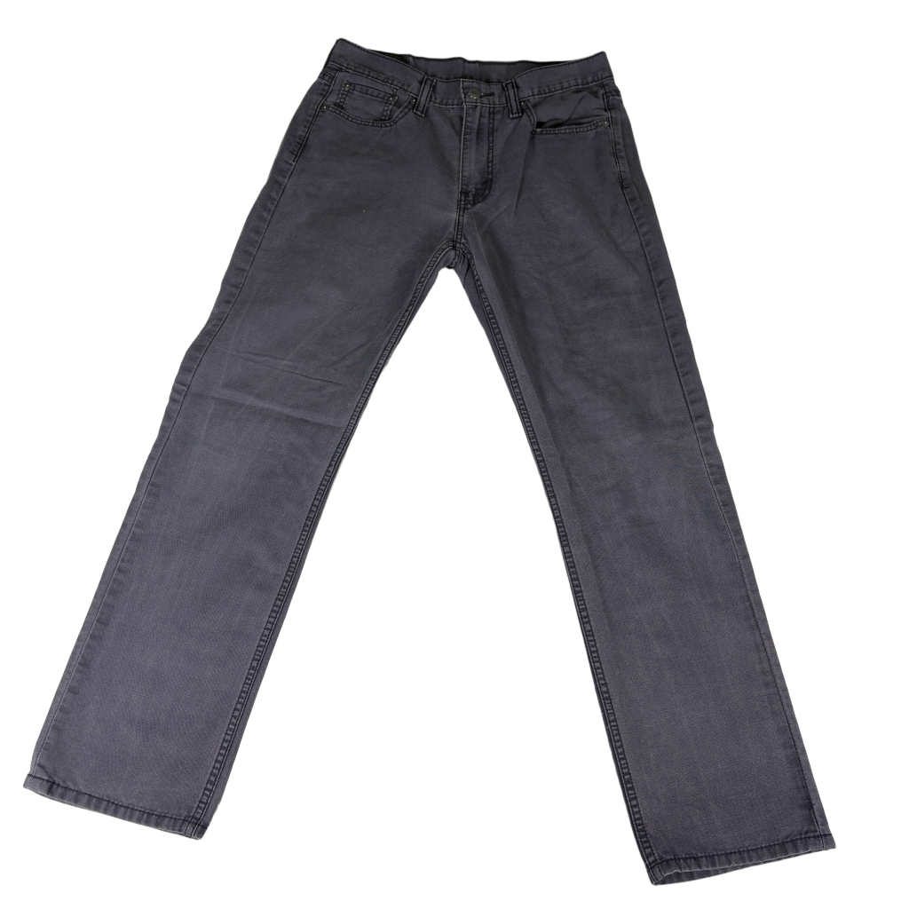 Levi's 514 gray jeans — front