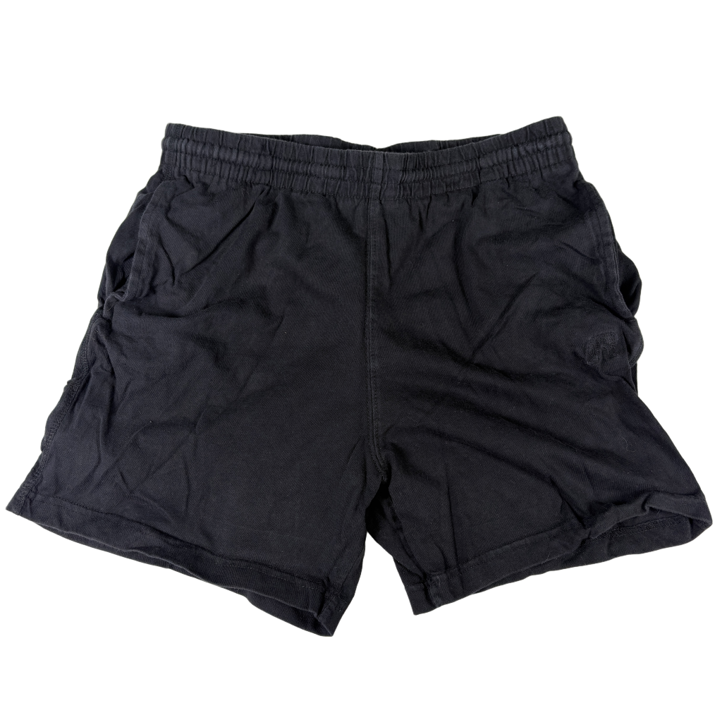 Russell black athletic shorts sequence A — front