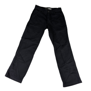 Carhartt black relaxed-fit pants — front